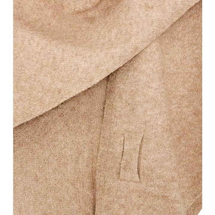 JC Sunny Fashion – wholesale Scarf – Women's – JC063345 Cashmere-Blend Knit Triangle Shawl with Cross-Front Design3