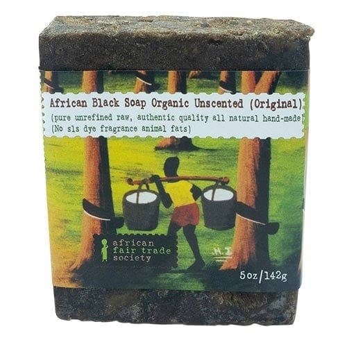 African black soap organic unscented 5oz. /142 grams /size -sk-1567 for wholesale by African Fair Trade Society