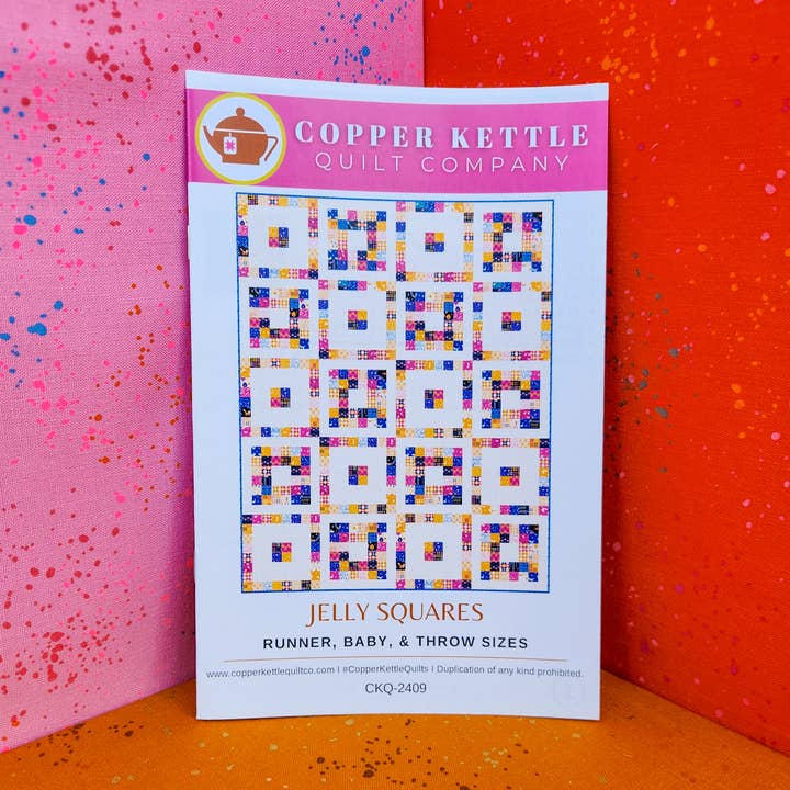 Jelly Squares | CKQ-2409 Quilt Pattern for wholesale by Copper Kettle Quilt Company