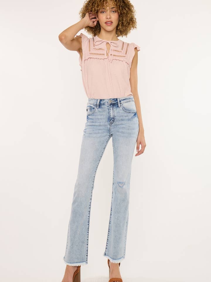 HIGH RISE BOOTCUT-KC20036ACL for wholesale by Kan Can USA