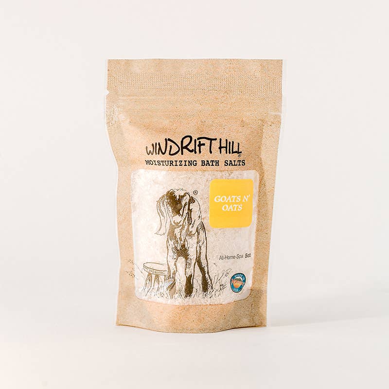 Windrift Hill Goat Milk Skincare - Wholesale Bath salts - Goats N' Oats Bath Salt | Uplifting Essential Oil Soak