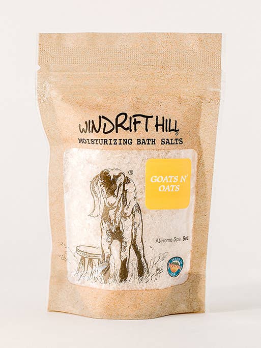 Goats N' Oats Bath Salt | Uplifting Essential Oil Soak for wholesale by Windrift Hill Goat Milk Skincare
