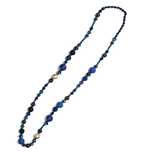 AMORINO SRL - Vente Collier de perles - COLLIER LONG AVEC CRISTAUX ET PIERRES - HZM24144A2651