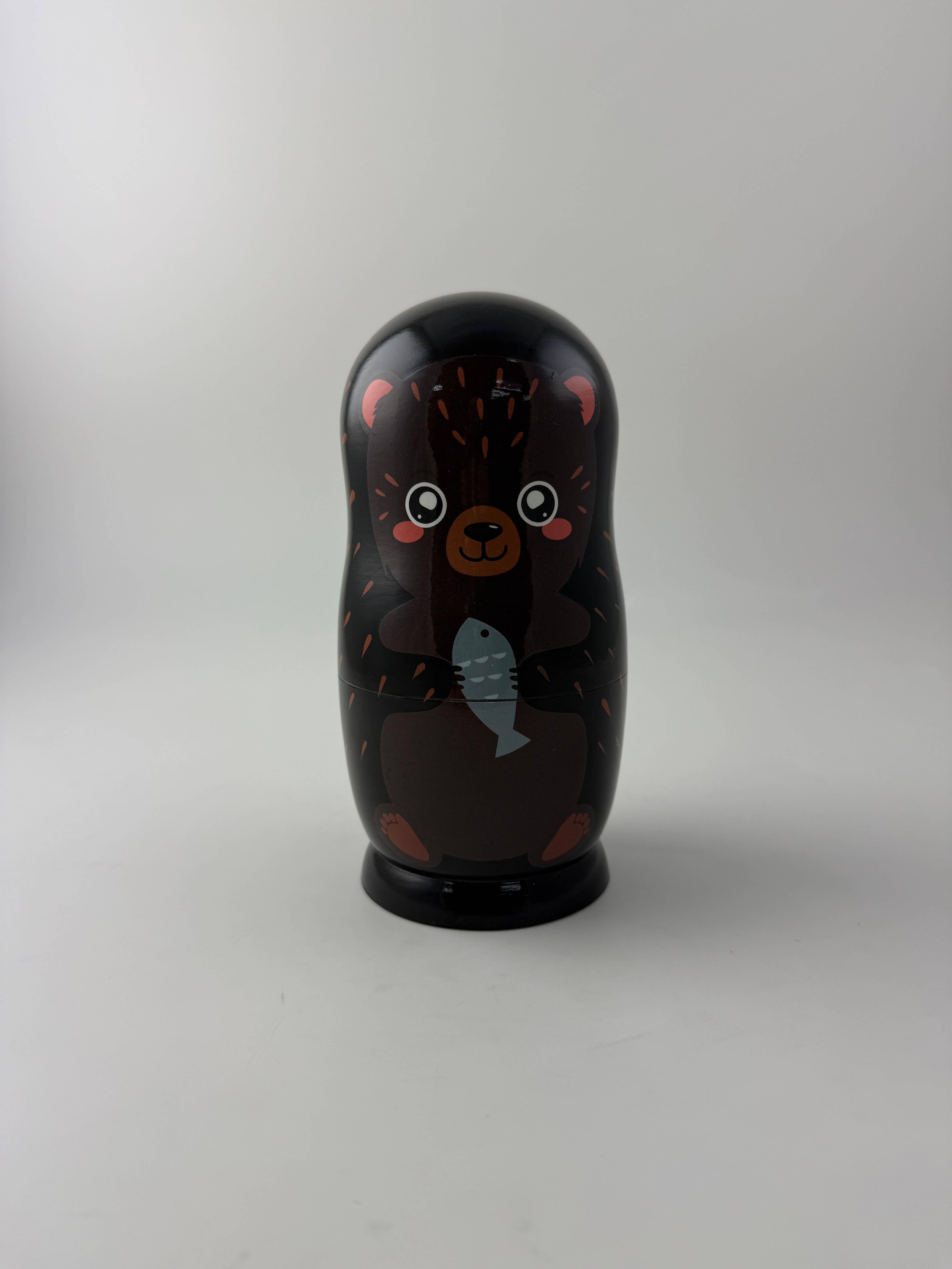 Golden Cockerel - Wholesale Doll - Kids - Forest Cuties Nesting Doll 5pc/6"1