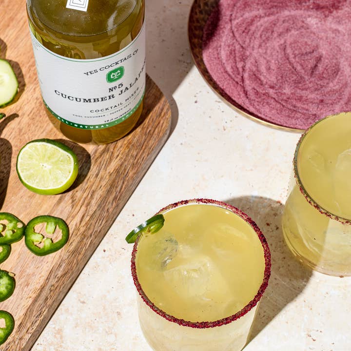 Yes Cocktail Co - Wholesale Cocktail mix/syrup - Cucumber Jalapeno Cocktail Mixer7