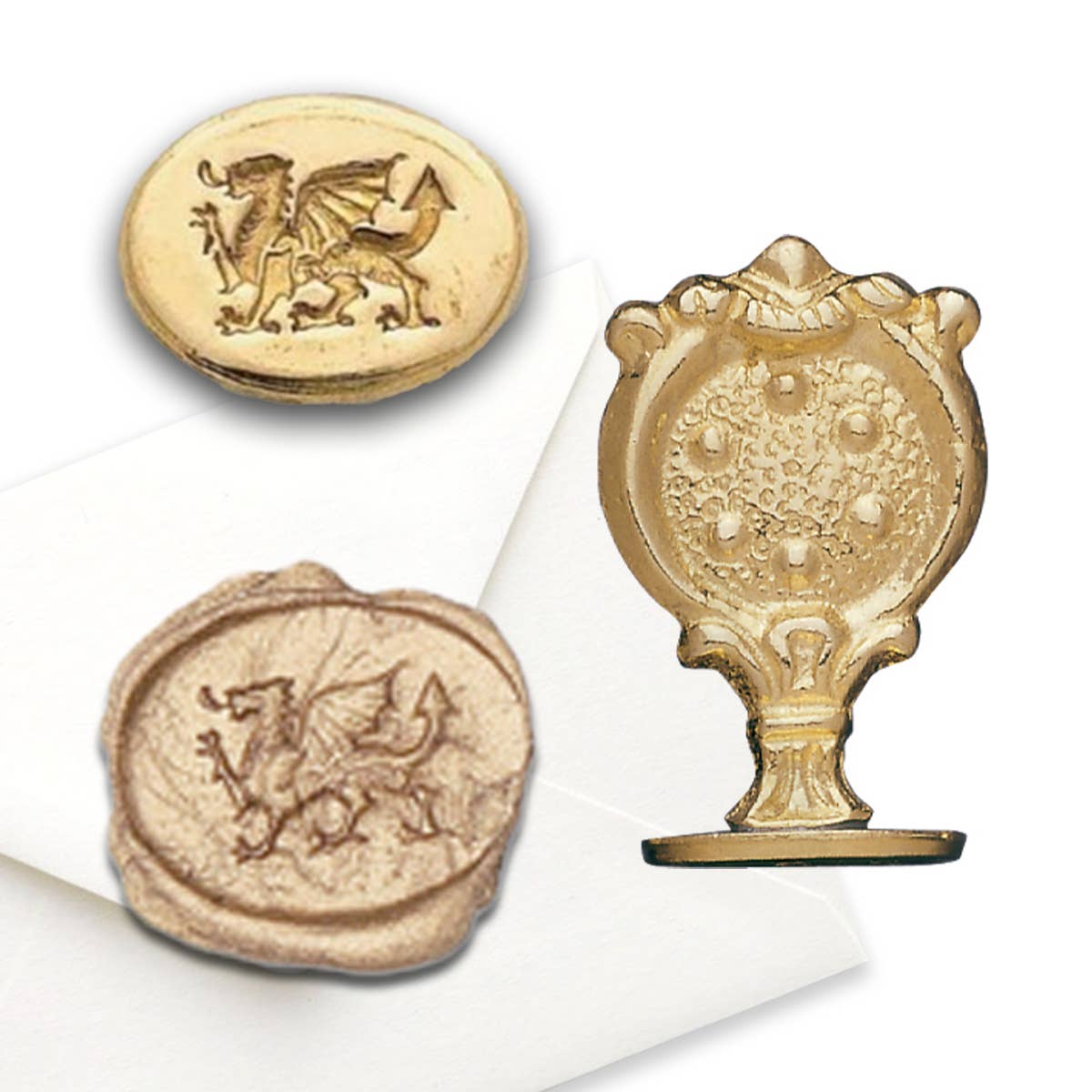 Freund Mayer & Co. - Wholesale Rubber/Decorative Stamp - Florentine Brass Wax Seal Stampers-over 50 popular symbols34
