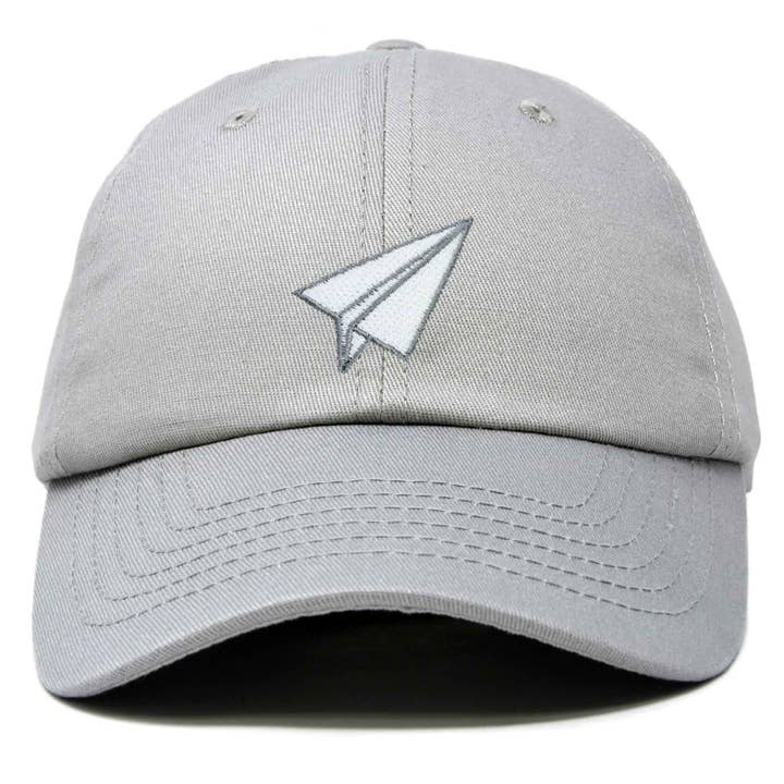 Dalix - Wholesale Baseball Cap - Unisex - DALIX Paper Plane Hat Embroidered Mens Womens Baseball Cap