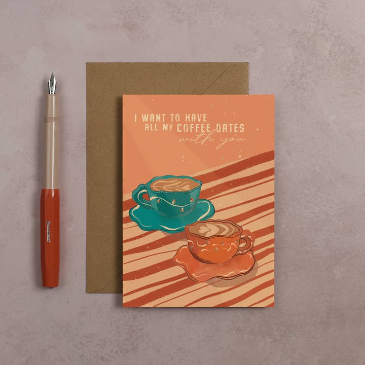 I am Roxanne - Wholesale Love Card - Coffee Date Card | Love Cards | Friendship Cards | Valentine2