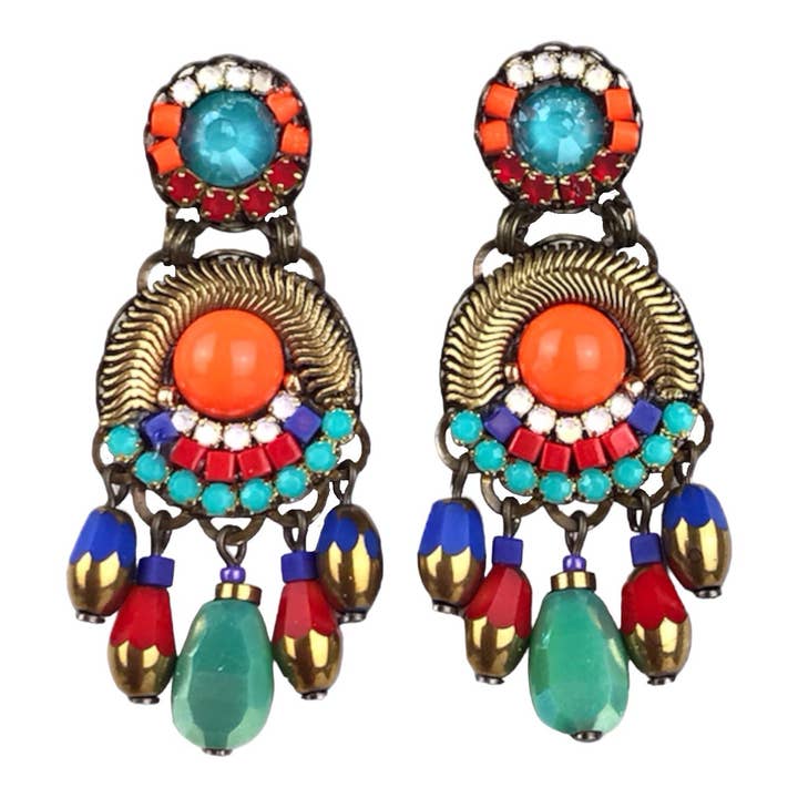 melizijewelry - Wholesale Dangle Earrings - INCA crystal earrings