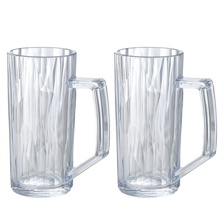 Crystal Clear Beer mug 2-piece set Superglas CLUB No. 25 for wholesale on Faire
