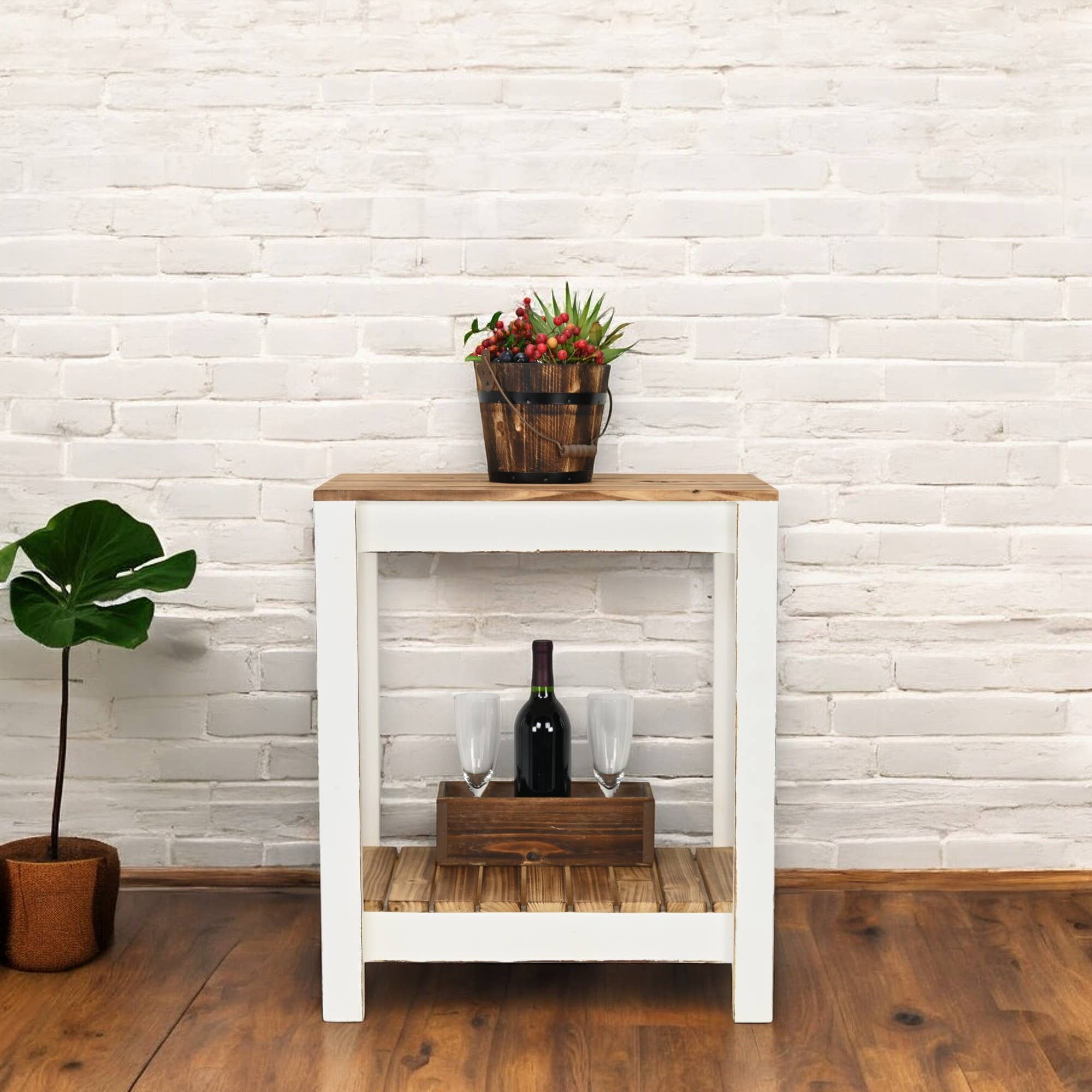 Cheungs Home Decor - Wholesale Bucket/Pail - Felicity Decorative Wooden Bucket8