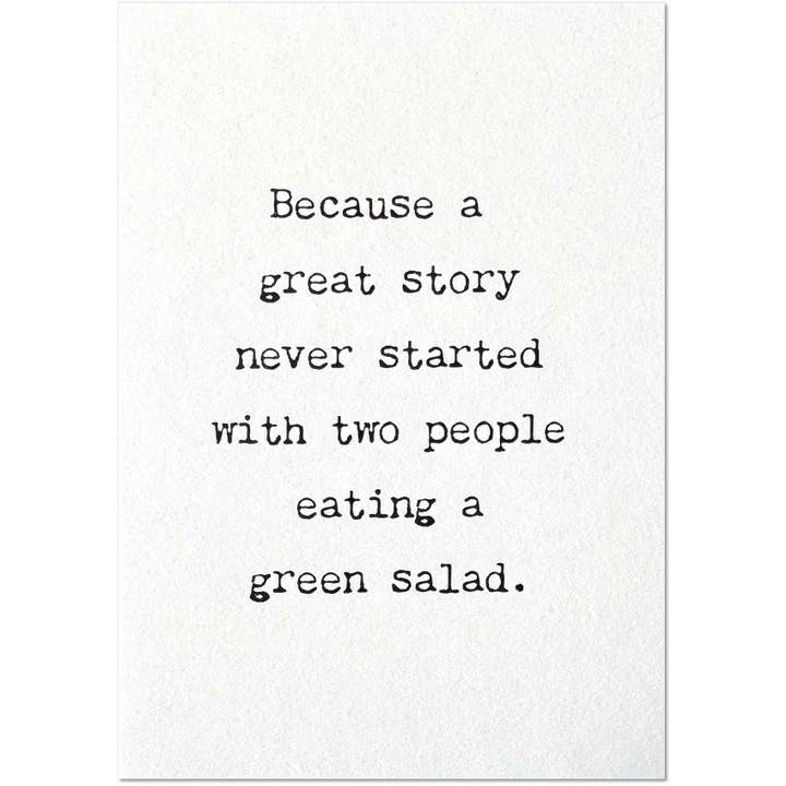 KEITCARDS - Wholesale Postcard - GrĂ¼ner Salat