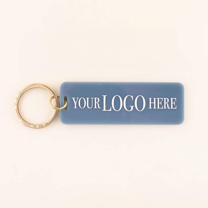 Freshwater Curated Goods - Wholesale Keychain - Unisex - Custom Logo Rectangle Keychain