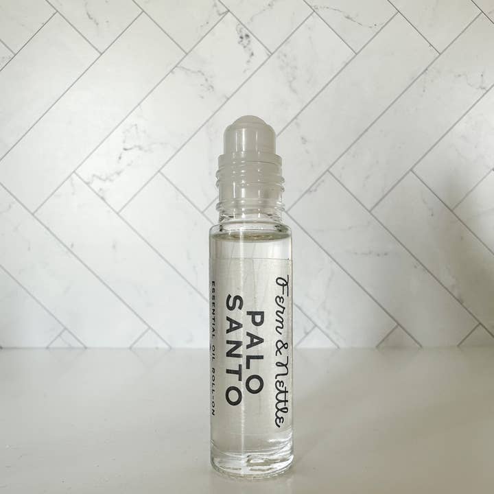 Palo Santo: Essential Oil Roll-On and Smudge Stick for wholesale by Fern and Nettle