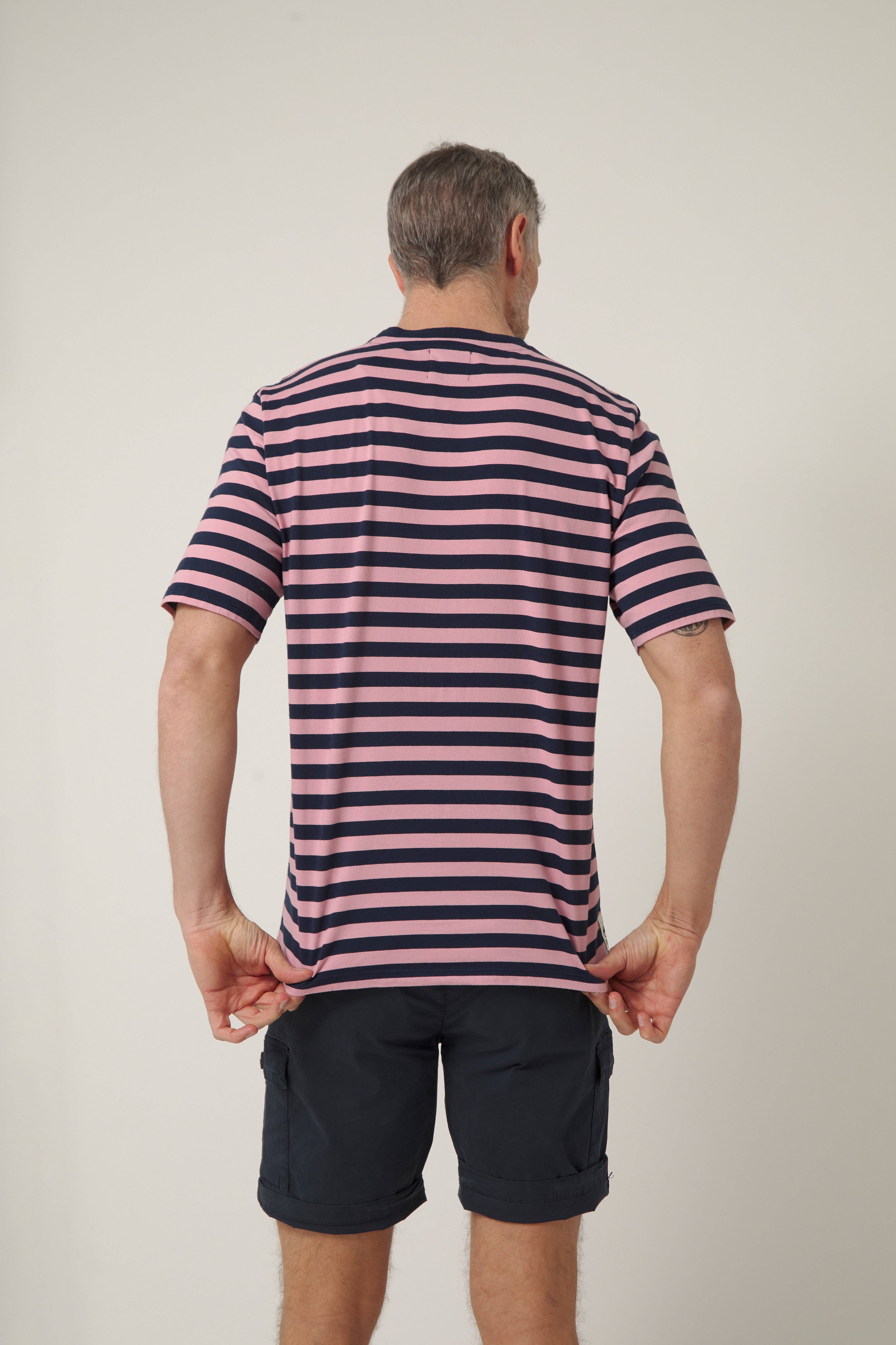 ALTONADOCK - Wholesale T-Shirt - Women's - Pink Striped T-shirt3