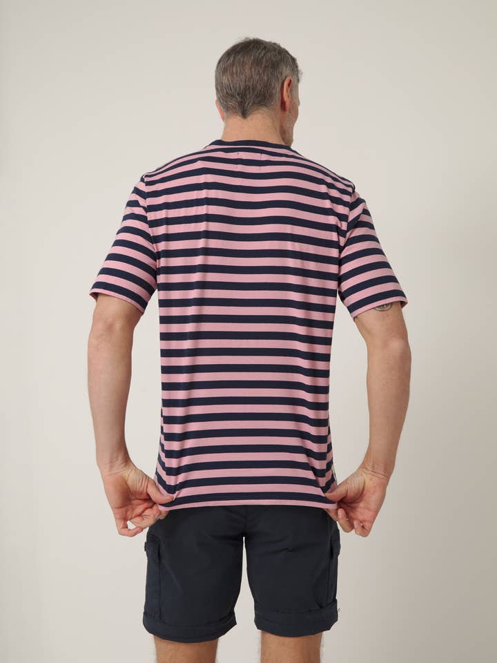 ALTONADOCK - Wholesale T-Shirt - Women's - Pink Striped T-shirt3