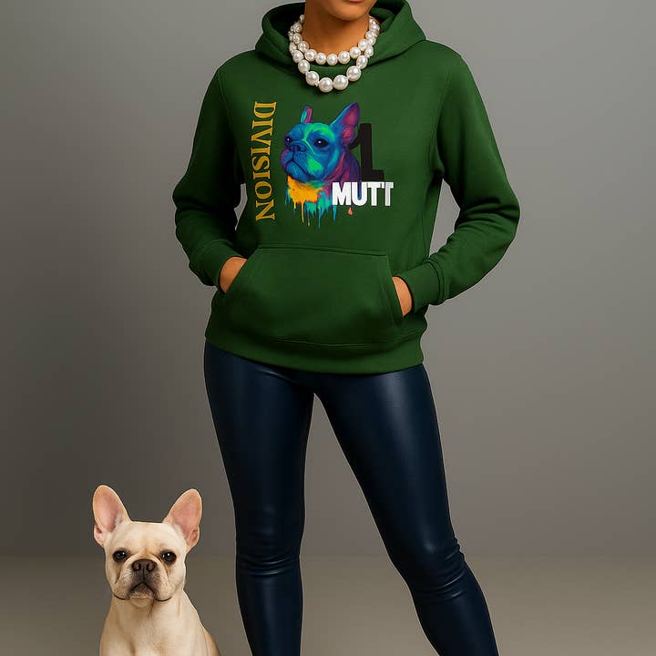 Sweat à capuche en polaire - Mutt pour la vente par The Fashioned Label