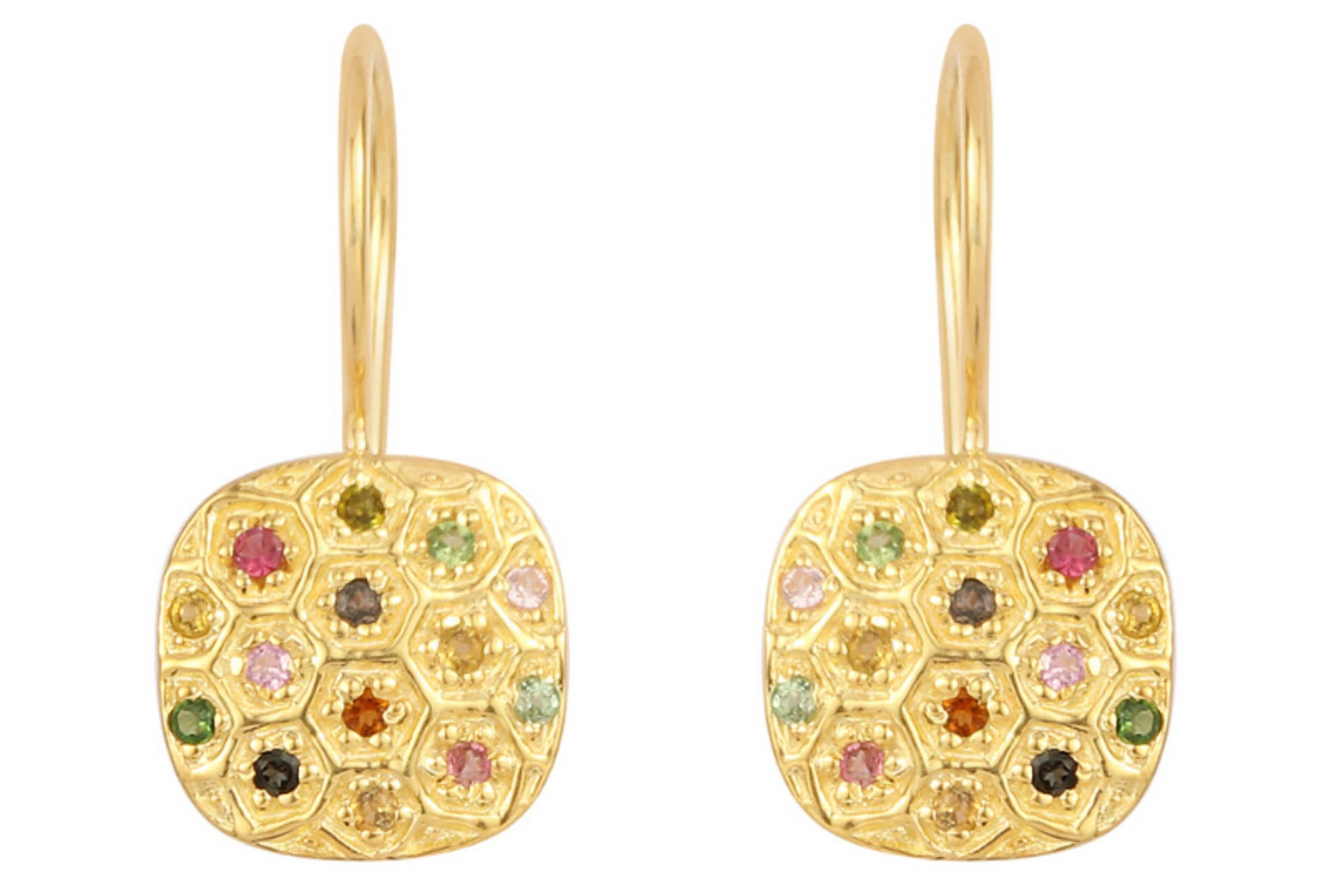 POMEGRANATE - Wholesale Dangle Earrings - Melograno Tourmaline Earrings