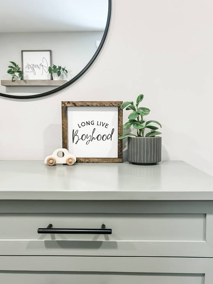 Long Live Boyhood for wholesale by Wooden Arrow Designs