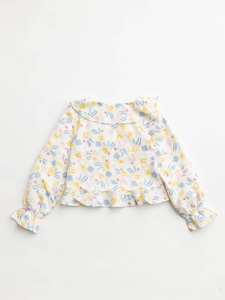 Spring Floral Serendipity Top for wholesale on Faire2