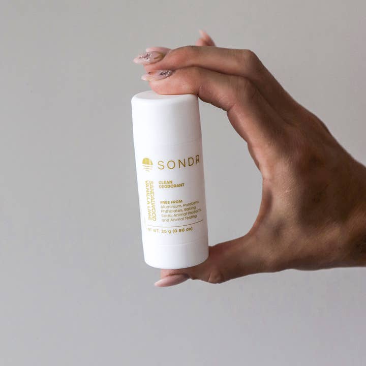 SONDR - Vente Déodorant – unisexe - Voyage Mini Bois de Santal Vanille Citron Vert