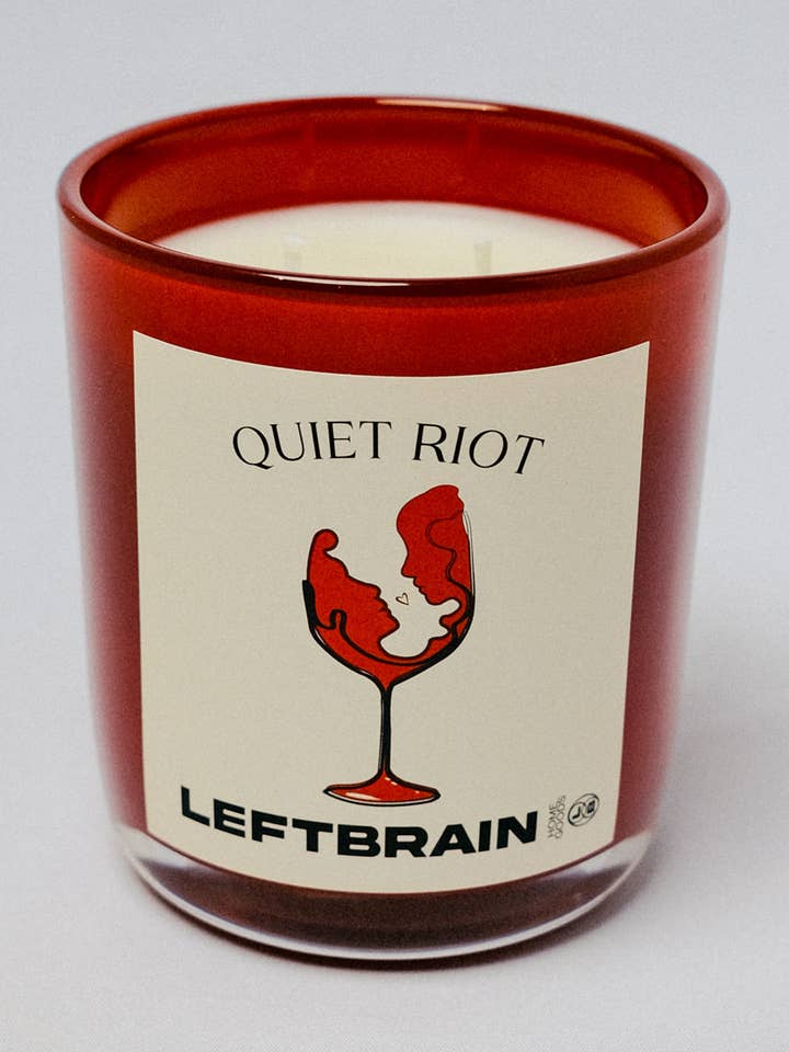 Quiet Riot 8oz Candle for wholesale by LeftBrain