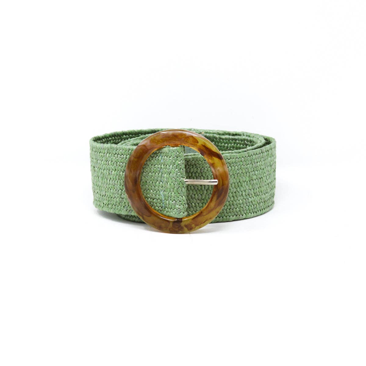 German Fuentes Handbags - Vente Ceinture – femme - CEINTURE ÉLASTIQUE EN RAFFIA AVEC BOUCLE EN RÉSINE3