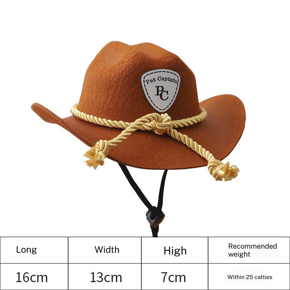 Toby Supply - Wholesale Pet Hat - Dog - Cowboy Hat for Cats – Stylish Sun Hat for Persian_CWMM726210