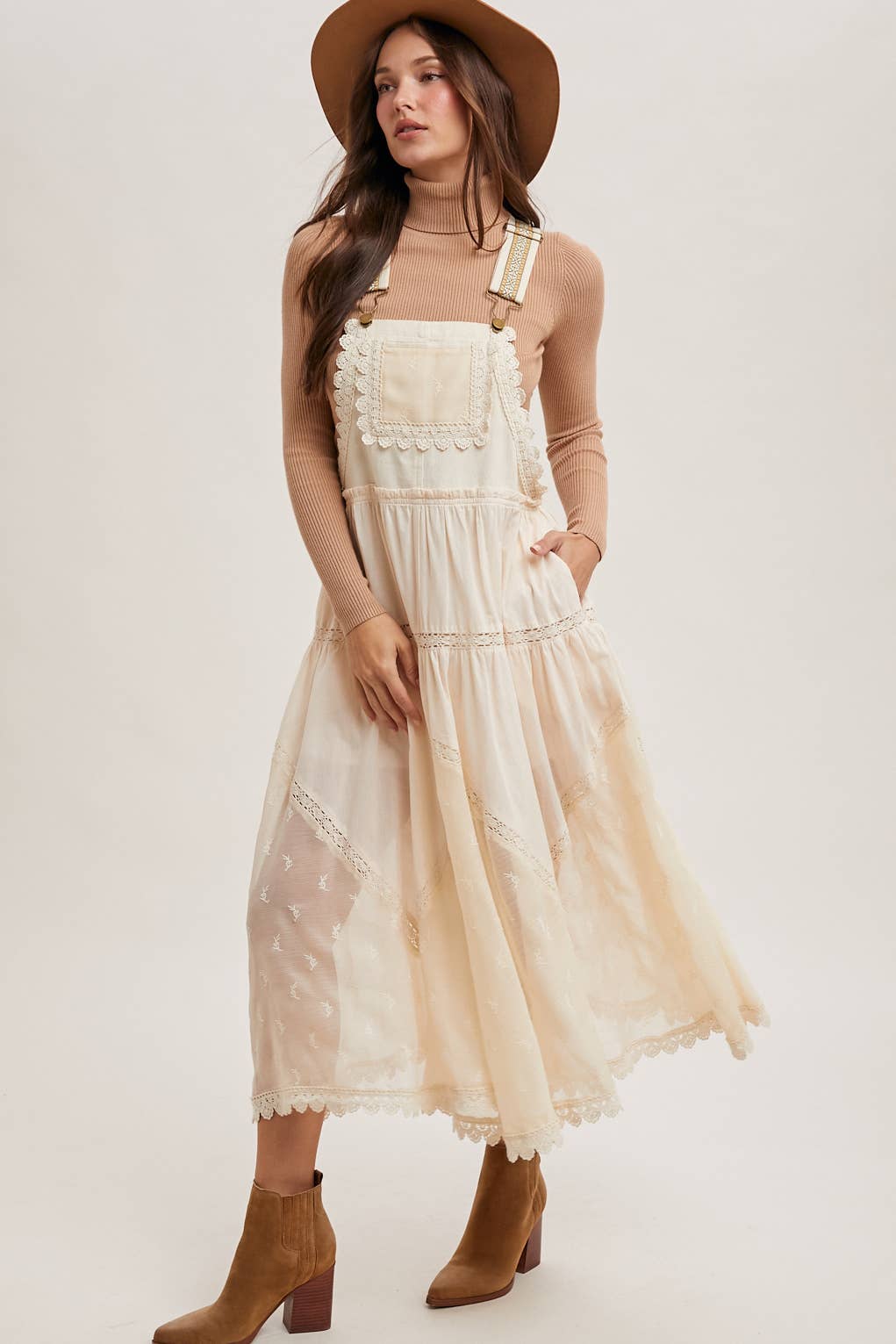 Bluivy - Wholesale Dress - Women's - LACE EMBROIDERED TULLE BIB MAXI DRESS22