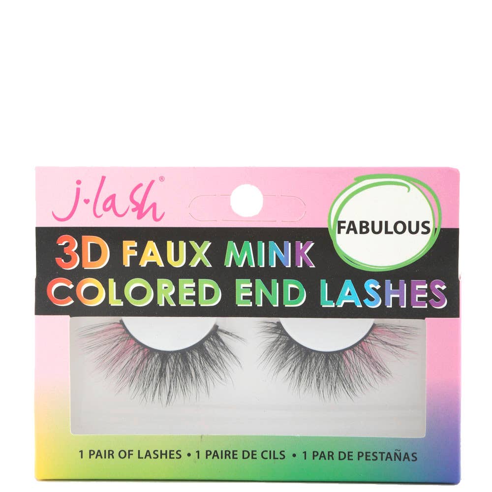 JOIA ACCESSORIES – Engroshandel Falske øjenvipper – J LASH 3D FAUX MINK FARVEDE END LASHES, 3D EC0