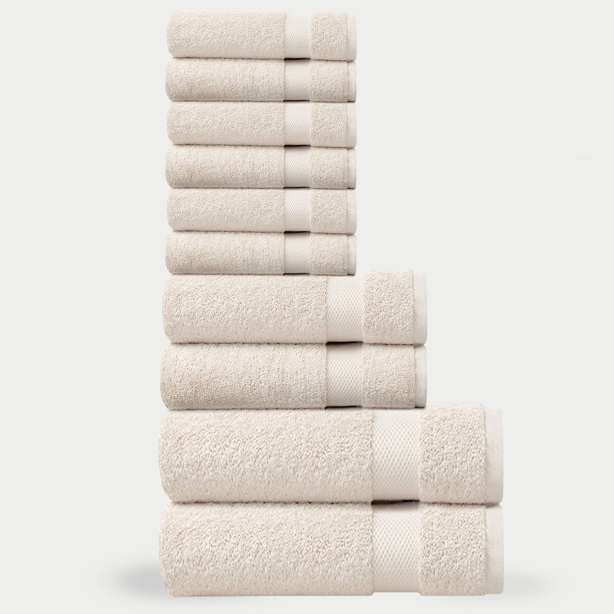 Delara - Wholesale Towel Set - 100% Organic Cotton Quick Dry Starter Bath Set50