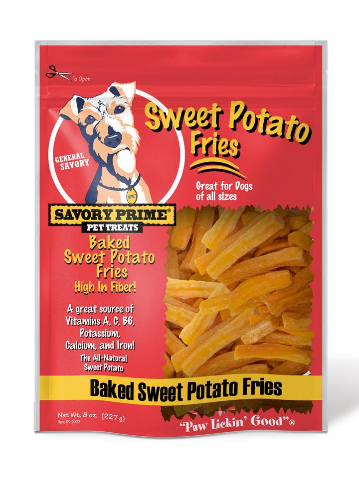 Sweet Potato Fries 8 oz. for wholesale by Savory Prime