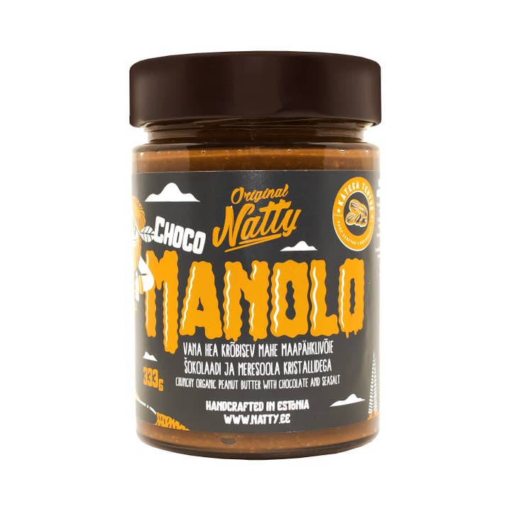 Natty Nut Butters - Wholesale Nut Butter - Choco Manolo – Crunchy Organic Peanut Butter With Chocolate5