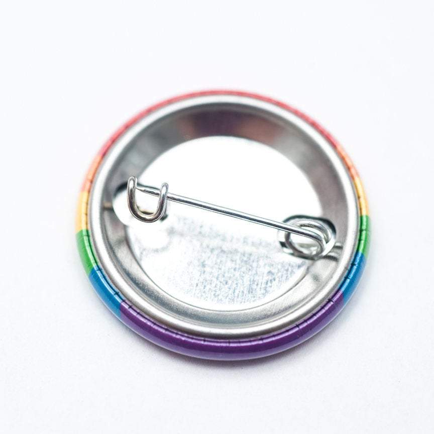 Crafty Queer Studio - Wholesale Lapel Pin/Button - Rainbow pride flag LGBTQ+ pin / button2