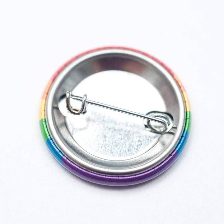 Crafty Queer Studio - Wholesale Lapel Pin/Button - Rainbow pride flag LGBTQ+ pin / button2