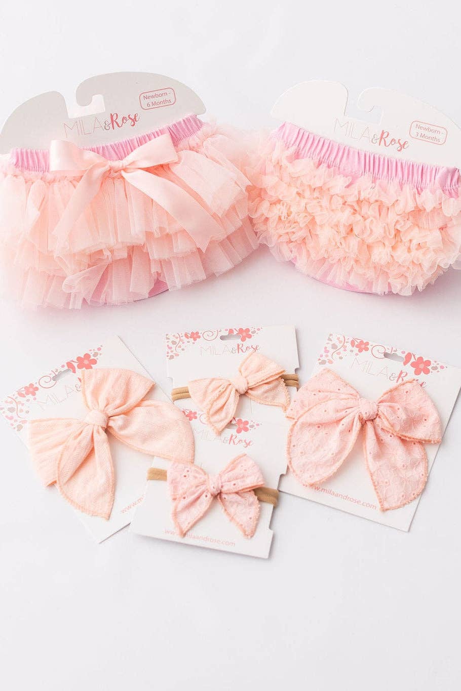 Mila & Rose - Wholesale Tutu - Kids - Light Pink Ruffle Tutu Bloomer1