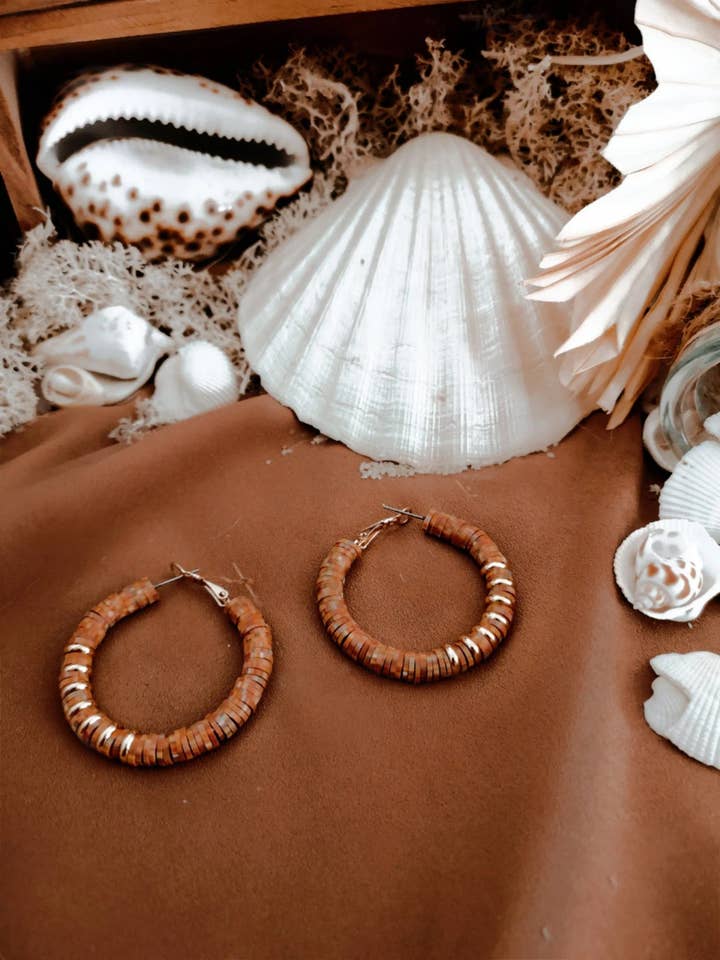 Créoles CABANA for engroshandel hos Richelle Bijoux