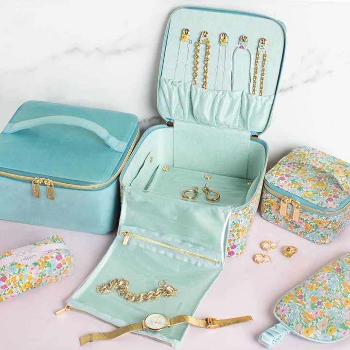 Tonic Australia - Wholesale Jewellery box/organiser - Liberty Large Jewellery Cube Poppy1