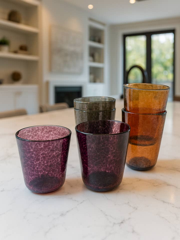Riverstone Tumblers voor wholesale door Glass by Cameron