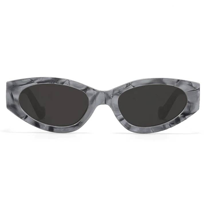 Kat x Money Moves - Grey Cateye Sunglasses for wholesale by TOPFOXX
