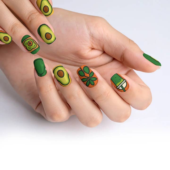 FYNE BODY - Wholesale Press-on/fake nails - Avocado Vibe Blast Avocado Press-On Nails64