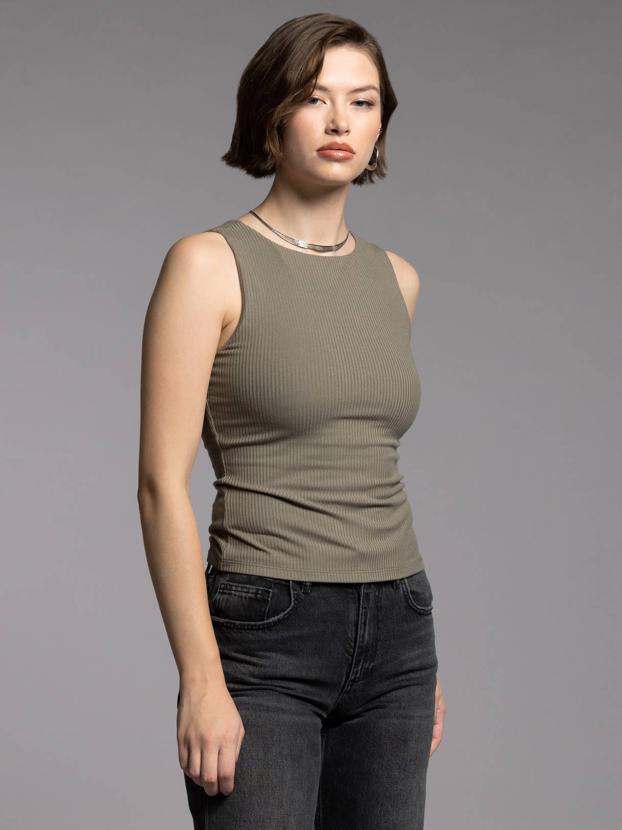 Weekend Los Angeles - Vendita all'ingrosso Canotta - Donna - Serbatoio Boat Neck - BRITTON TANK1