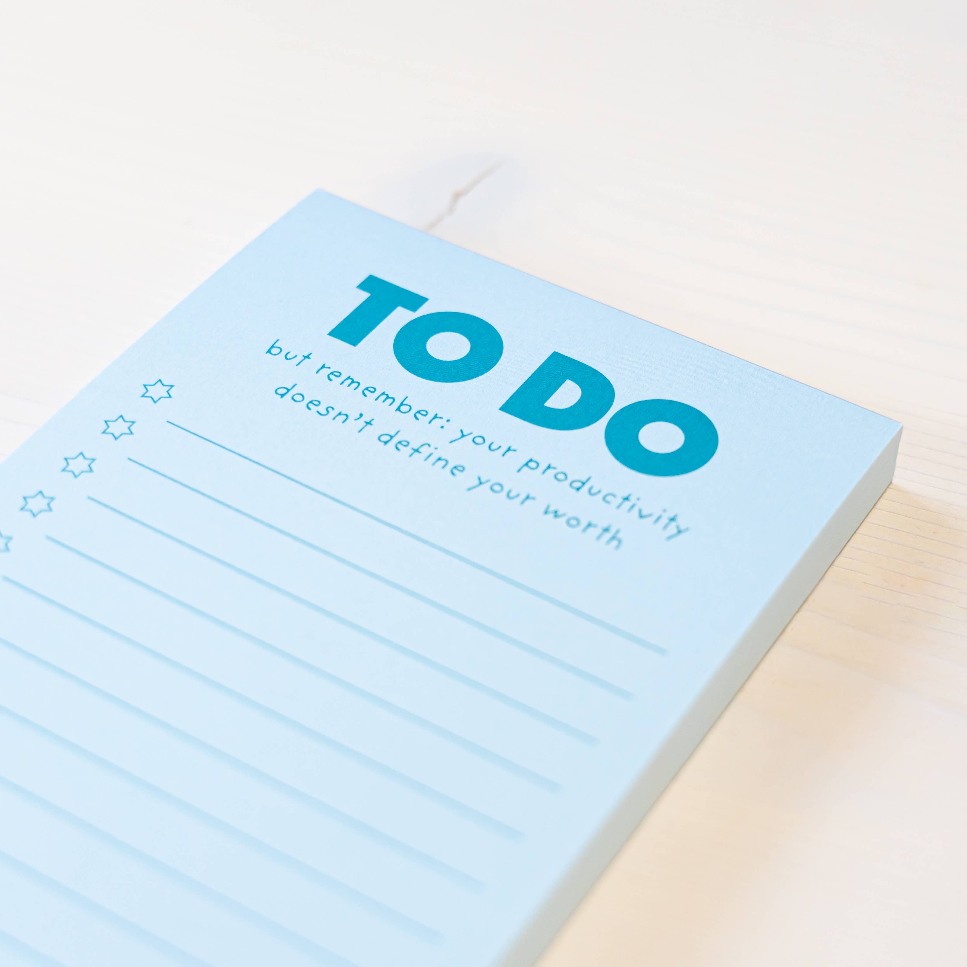 Momokin - Wholesale Notepad - To Do - Note Pad "Your productivity doesn't define.."1