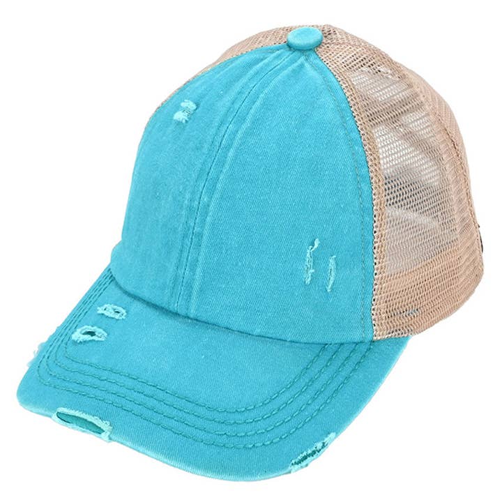 C.C BASEBALL PONYCAP for wholesale by Madeline Love