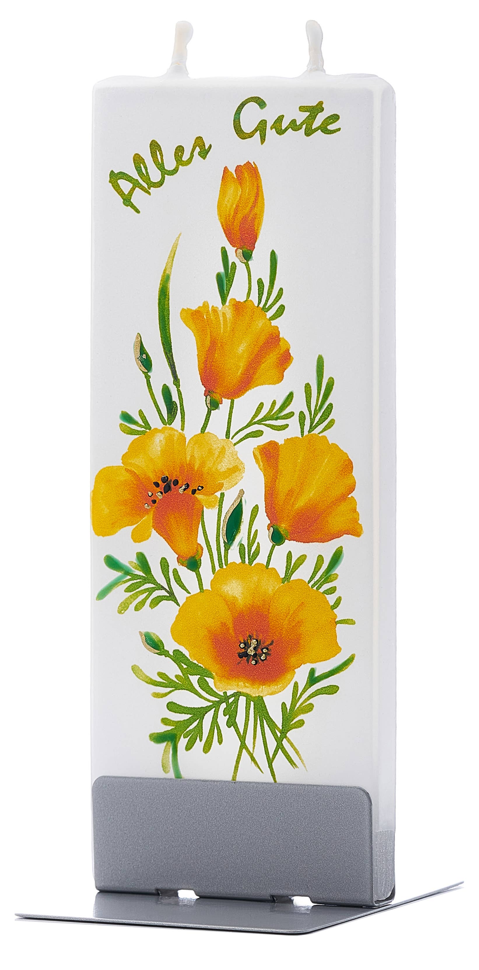 Flatyz EU - Wholesale Pillar Candle - Flache handgefertigte Kerze  - Alles Gute1