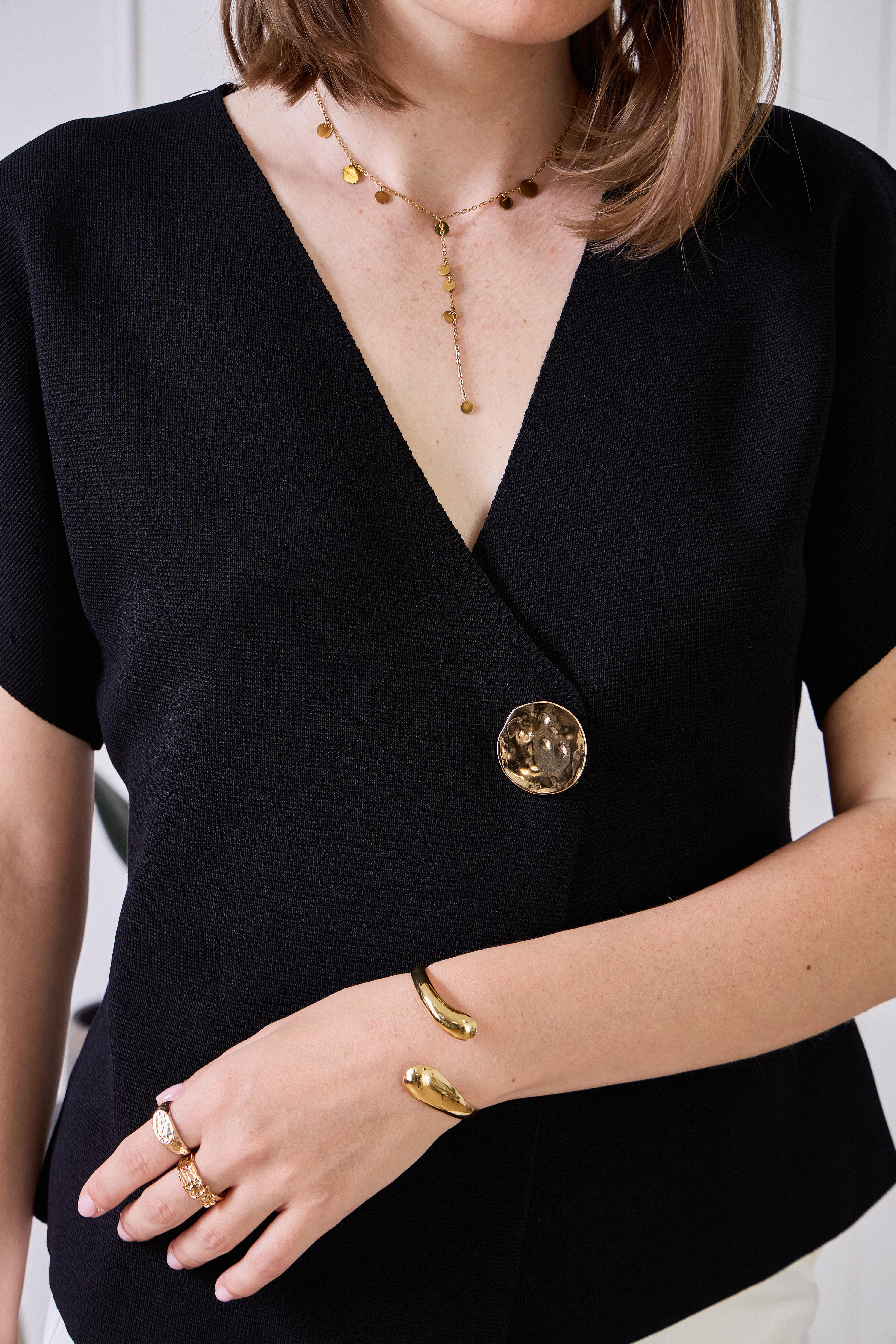 LULUMARY - Vendita all'ingrosso Gilè elegante - Donna - Gilet H724 con accessori20