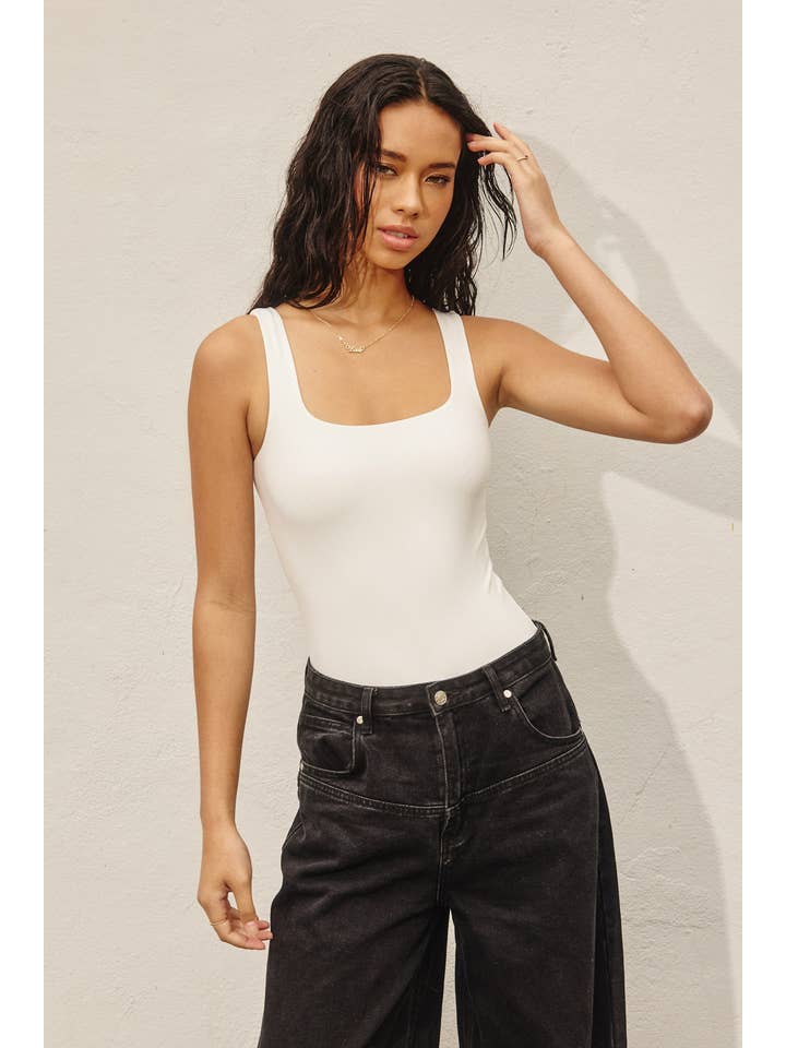 Dress Forum - Wholesale Bodysuit - Women's - FT5784 Square Neck Bodysuit49