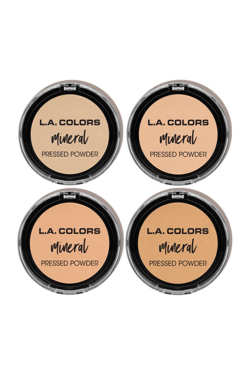 PINEAPPLE Beauty - Wholesale Makeup Setting Spray/Powder - LA Colors CAD96.1 Mineral Pressed Powder Display Set1