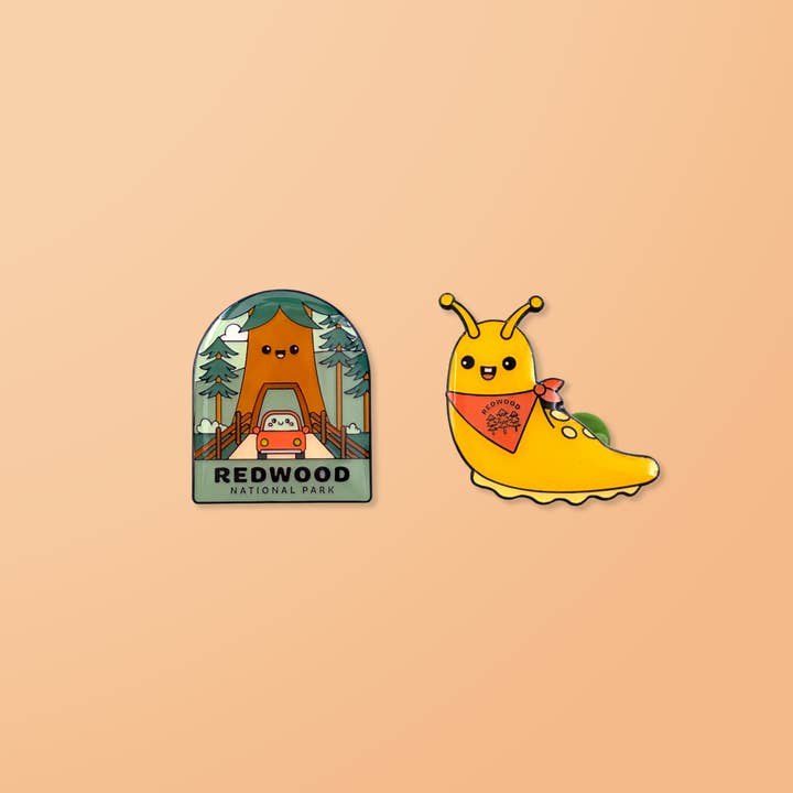 Redwood - Parque Nacional - Conjunto de Pines de Esmalte para venta al por mayor de Pals & Co.