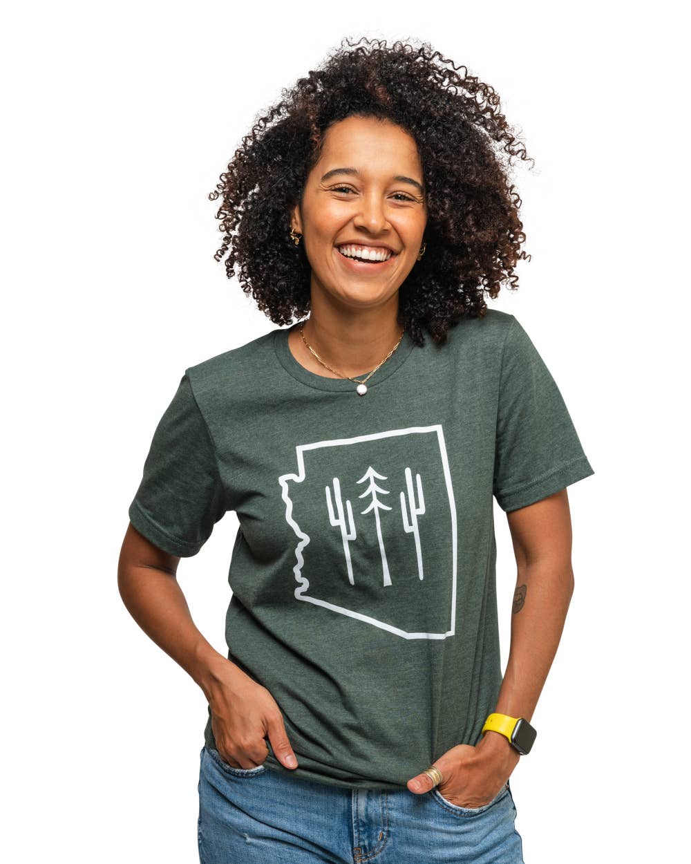 Keep Nature Wild - Wholesale Screen Printed T-Shirt - Unisex - Arizona Wilderness Unisex Tee | Heather Forest9